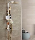Thermostatic 35mm White 314SUS Bathroom Shower Faucet