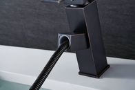 High Body Black Square Brushed ODM Vintage Bathroom Faucets